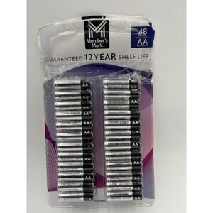MEMBER'S MARK AA BATTERIES - 48 PACK